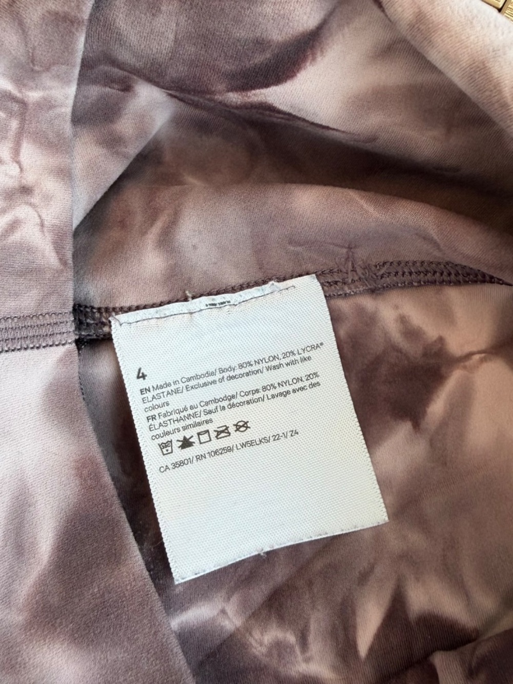 LULULEMON Align Pant 25” Diamond Dye Mink Berry Lunar Rock Shadow Grey Size 4 - Picture 5 of 7